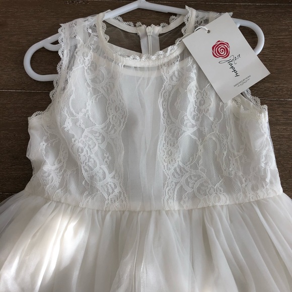 Tulle and lace Girls dress - Picture 3 of 6